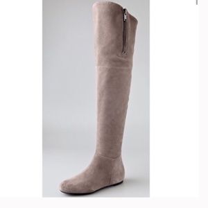 Sam Edelman Leather James Tall Sock Flat Boots